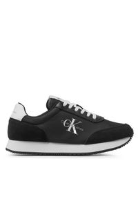 Sneakersy Calvin Klein Jeans. Kolor: czarny. Styl: retro #1