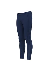 Legginsy Jako Power. Kolor: niebieski. Materiał: materiał. Sport: piłka nożna