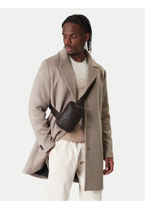 Karl Lagerfeld - KARL LAGERFELD Saszetka A3M30179 Brązowy. Kolor: brązowy. Materiał: skóra