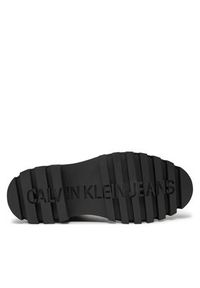 Calvin Klein Jeans Sztyblety Flatform Lace Up Boot Mg Lth YW0YW01544 Brązowy. Kolor: brązowy. Materiał: skóra