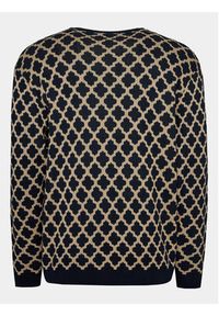 Redefined Rebel Sweter 222041 Granatowy Regular Fit. Kolor: niebieski. Materiał: bawełna #3