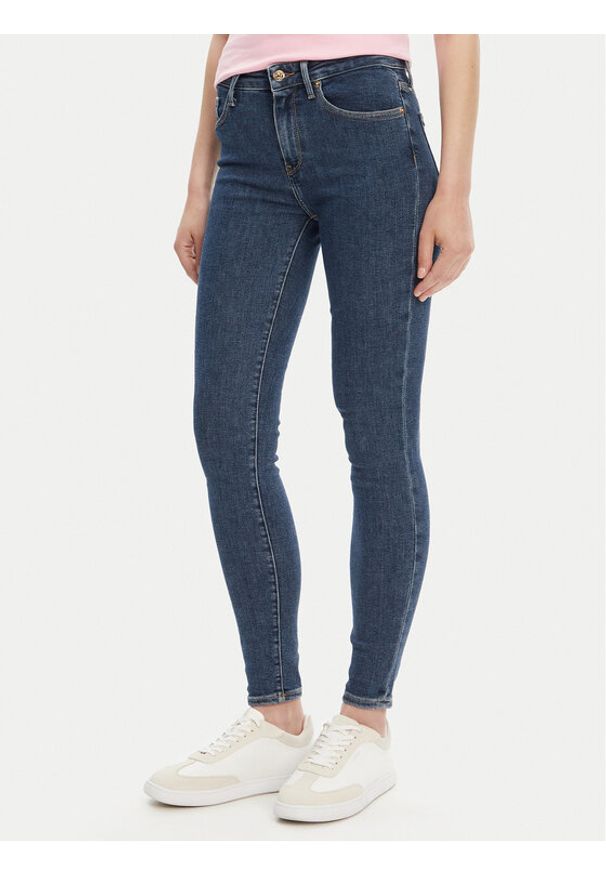 TOMMY HILFIGER - Tommy Hilfiger Jeansy Como WW0WW45673 Granatowy Skinny Fit. Kolor: niebieski