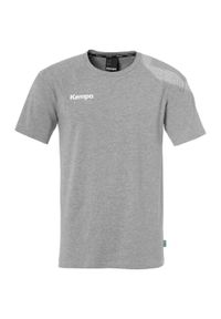 KEMPA - Koszulka Kempa Core 26. Kolor: szary, wielokolorowy, czarny. Materiał: materiał. Długość rękawa: raglanowy rękaw. Sport: piłka nożna #1