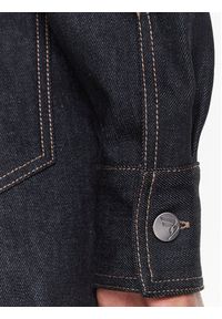 Remain Kurtka jeansowa Raw Denim Cropped RM2177 Czarny Regular Fit. Kolor: czarny. Materiał: bawełna