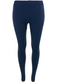 ZSPORT - Damskie Legginsy Sportowe Sarina Nocna Niebieska - Komfort i Styl. Kolor: niebieski. Materiał: elastan, bawełna. Sport: turystyka piesza