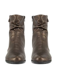 Rieker Botki 78656-90 Brązowy. Kolor: brązowy. Materiał: skóra, syntetyk #7