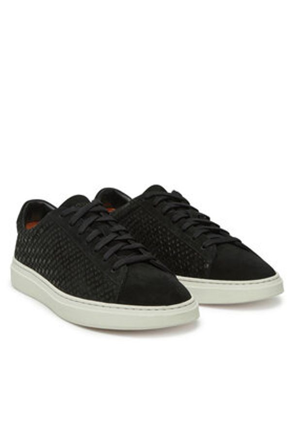 BOSS Sneakersy 50542092 Czarny. Kolor: czarny. Materiał: skóra