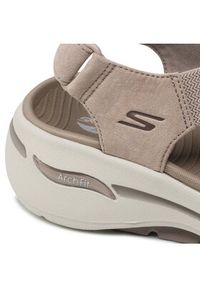 skechers - Skechers Sandały Treasured 140257/TPE Brązowy. Kolor: brązowy. Materiał: materiał #7