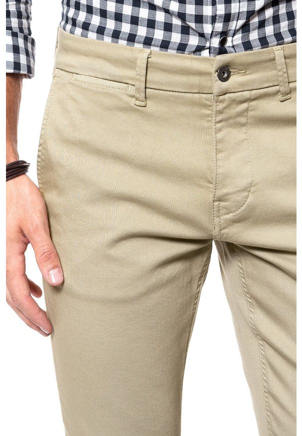 Mustang - MUSTANG SPODNIE MĘSKIE BeFlex Chino Beige 1009076 3276