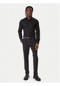 Calvin Klein Koszula LV019EU006 Czarny Slim Fit. Kolor: czarny. Materiał: bawełna #2