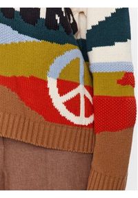 Weekend Max Mara Sweter Faglia 23536620 Kolorowy Relaxed Fit. Materiał: syntetyk, bawełna. Wzór: kolorowy #3
