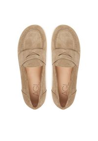 AGL Lordsy Pills D839001PGWINNY0563 Beżowy. Kolor: beżowy. Materiał: zamsz, skóra #2