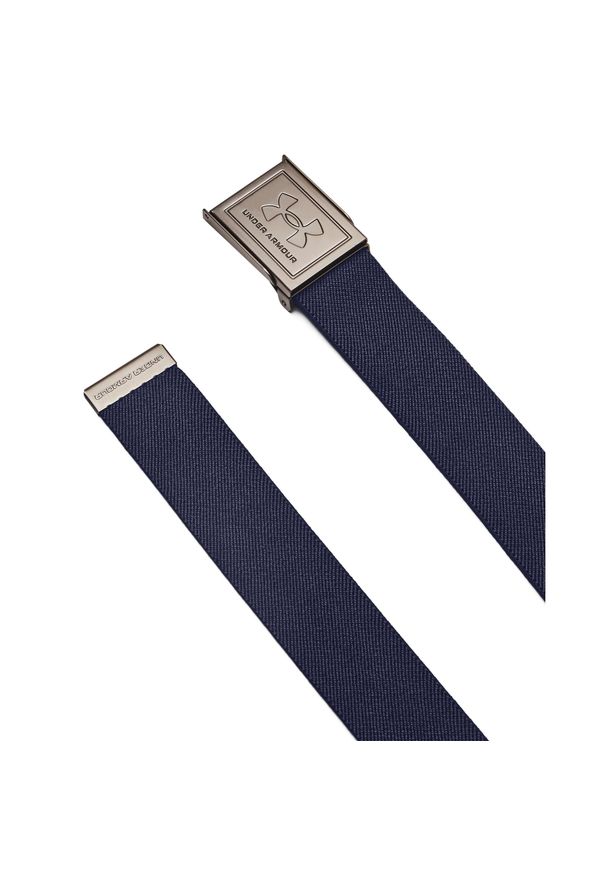 Pas Under Armour Drive Stretch Webbing. Kolor: szary, niebieski, wielokolorowy. Materiał: materiał. Wzór: paski