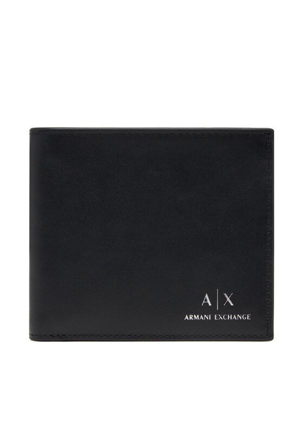 Armani Exchange Duży Portfel Męski 958097 CC845 00020 Czarny. Kolor: czarny. Materiał: skóra