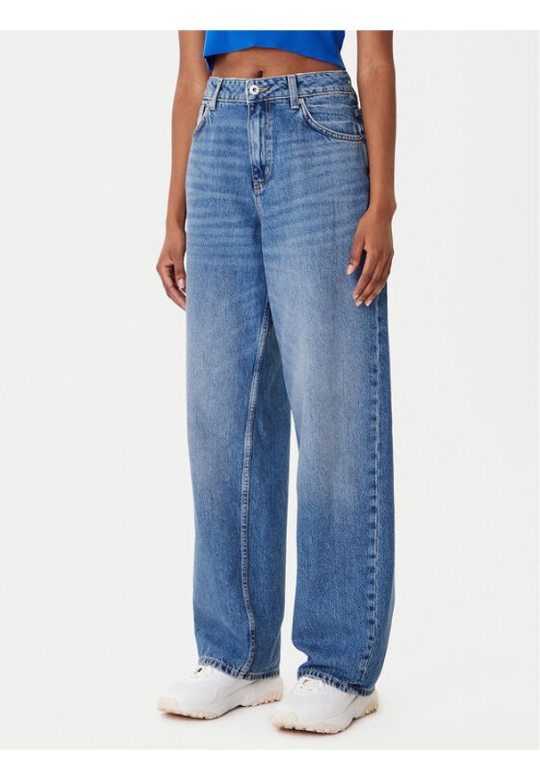 Hugo - HUGO Jeansy Leni_B 50546357 Niebieski Loose Fit. Kolor: niebieski. Materiał: bawełna