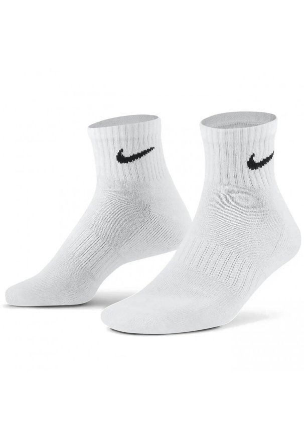 Skarpety Nike Everyday Cushioned Ankle. Kolor: biały. Sport: fitness