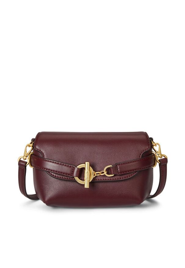 Lauren Ralph Lauren - LAUREN RALPH LAUREN Torebka 431P04297004 Bordowy. Kolor: czerwony. Materiał: skórzane