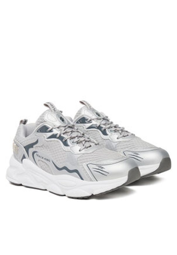 Plein Sport Sneakersy Track-King Mag FAES USC0843 STE003N Szary. Kolor: szary. Materiał: mesh