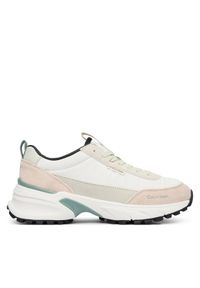 Calvin Klein Sneakersy Hike Runner Nylon Mix HW0HW03279 Biały. Kolor: biały. Materiał: zamsz, skóra #1