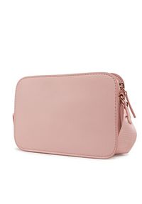 TOMMY HILFIGER - Tommy Hilfiger Torebka Th Logotape Camera Bag AW0AW17229 Różowy. Kolor: różowy. Materiał: skórzane #4
