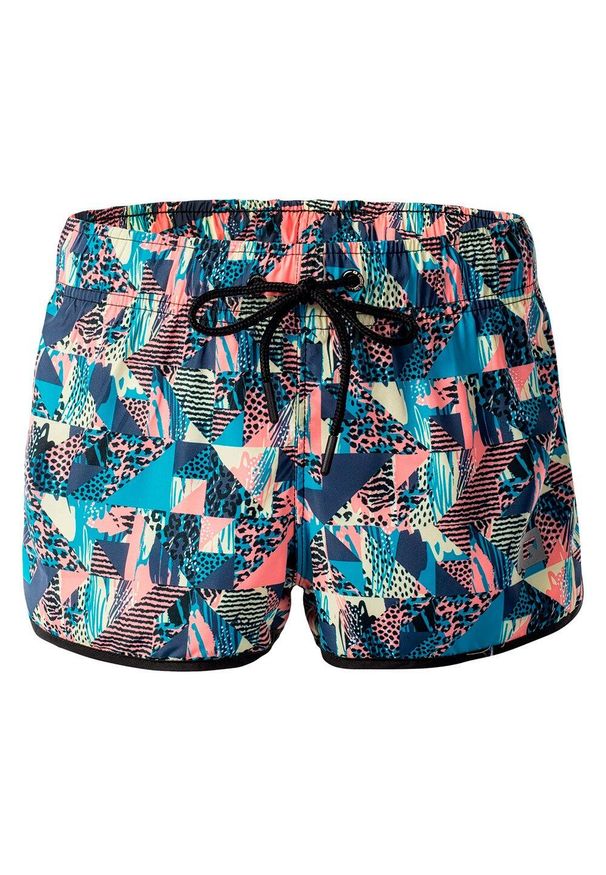 IQ - Shorty Dla Dziewczynki Wzory Sportowe Cinet II. Kolor: czarny, różowy, wielokolorowy. Sport: turystyka piesza