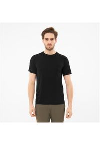 Viking - T-shirt męski VIKING Lenta Bamboo Light. Kolor: szary. Sport: turystyka piesza