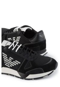 Emporio Armani sneakersy kolor czarny X4X289 XM499. Nosek buta: okrągły. Zapięcie: sznurówki. Kolor: czarny. Materiał: guma #4