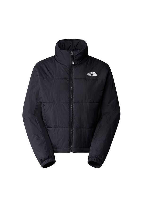 Kurtka The North Face Puffer Gosei 0A879XJK31 - czarna. Kolor: czarny. Materiał: syntetyk, nylon, puch. Długość: krótkie. Sezon: zima. Styl: klasyczny