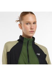 Kurtka damska New Balance WO53206GAS – zielona. Okazja: na spacer. Kolor: zielony. Materiał: tkanina, nylon, materiał. Sezon: zima, wiosna, jesień, lato #5