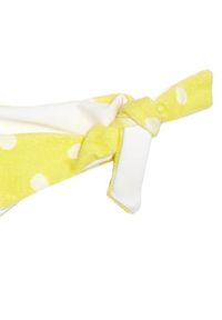 BEACH BUNNY - Dół od bikini Layla. Kolor: żółty. Materiał: materiał. Wzór: kropki #3