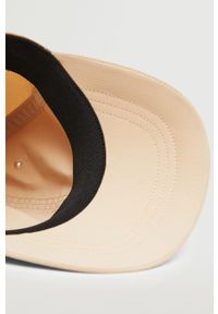 Mango Man czapka Tecnic kolor beżowy gładka. Kolor: beżowy. Wzór: gładki #2