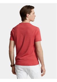 Polo Ralph Lauren T-Shirt 710740727075 Czerwony Slim Fit. Typ kołnierza: polo. Kolor: czerwony. Materiał: bawełna #3