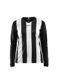 Damski jersey z długim rękawem Craft progress stripe. Kolor: wielokolorowy, biały, czarny. Materiał: jersey. Długość rękawa: długi rękaw. Długość: długie #1