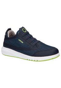 Geox Model J Aeranter Boy Kolor Niebieski. Kolor: niebieski. Materiał: tkanina, syntetyk