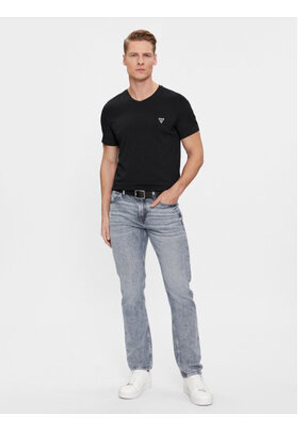 Guess Komplet 2 t-shirtów Caleb U97G03 KCD31 Czarny Regular Fit. Kolor: czarny. Materiał: bawełna