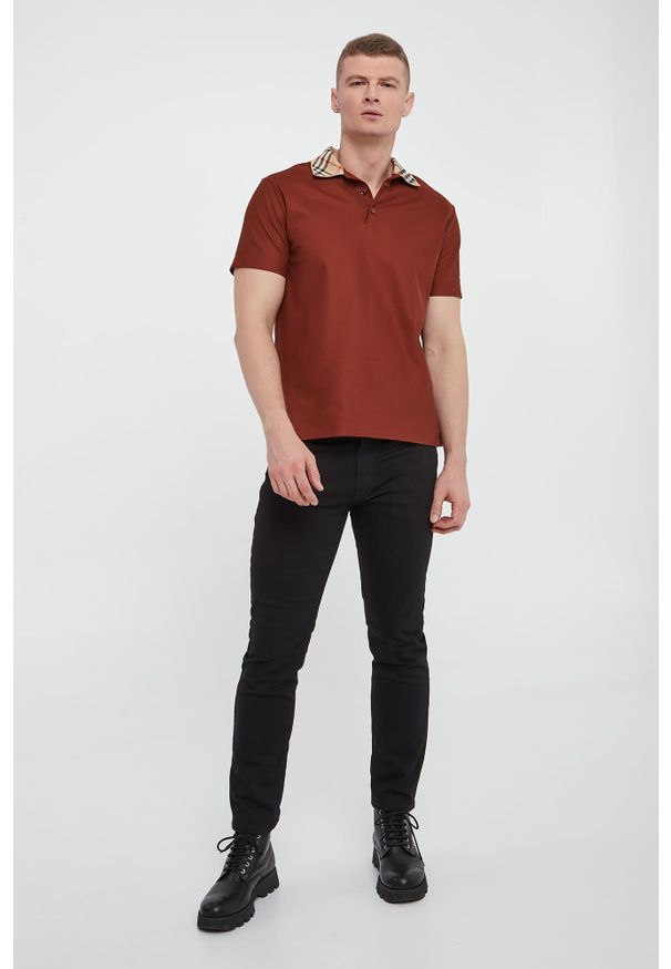 Burberry - Polo męskie BURBERRY. Typ kołnierza: polo