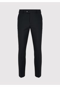 Pako Lorente - PAKO LORENTE – Czarne spodnie w kant męskie. Kolor: czarny. Materiał: wełna. Styl: elegancki, klasyczny #4