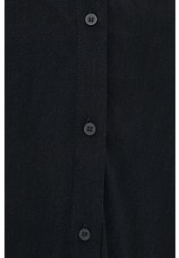 Y.A.S Sukienka kolor czarny mini prosta. Okazja: na co dzień. Kolor: czarny. Materiał: lyocell, tkanina, jedwab, materiał. Długość rękawa: długi rękaw. Wzór: gładki. Typ sukienki: proste. Styl: casual. Długość: mini