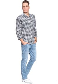 Wrangler - WRANGLER SPODNIE MĘSKIE TEXAS SLIM BLUEGENICS W12SP1136 112126512 #5