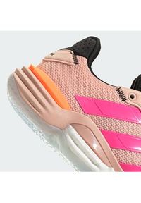 Adidas - adidas Buty halowe Stabil 16 JR9540 Różowy. Kolor: różowy. Materiał: materiał #3