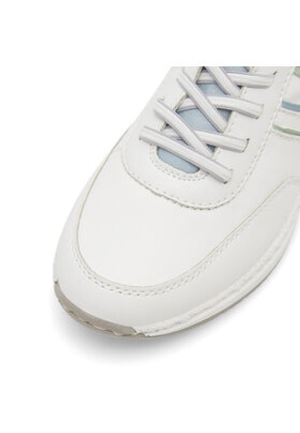 Rieker Sneakersy N4381-80 Biały. Kolor: biały. Materiał: skóra