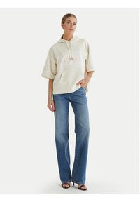 JOOP! Bluza Taisa 30104347 Beżowy Regular Fit. Kolor: beżowy. Materiał: bawełna #3