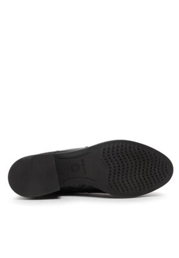 Geox Botki D Felicity E D26G1E 04341 C9999 Czarny. Kolor: czarny. Materiał: skóra