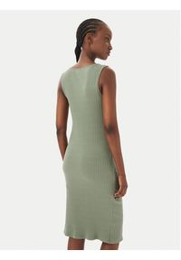 Vero Moda Sukienka codzienna Ruby 10343004 Khaki Slim Fit. Okazja: na co dzień. Kolor: brązowy. Materiał: bawełna. Typ sukienki: proste. Styl: casual #2