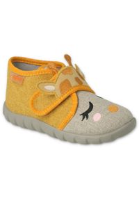 Befado obuwie dziecięce 465P086 beżowy żółte. Kolor: beżowy, wielokolorowy, żółty #1