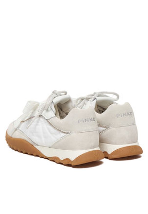 Pinko - PINKO Sneakersy Gea 02 SS0179 P076 Biały. Kolor: biały. Materiał: materiał