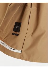 Weekend Max Mara Trencz Bazar 2515081041 Beżowy Relaxed Fit. Kolor: beżowy. Materiał: syntetyk, bawełna #6