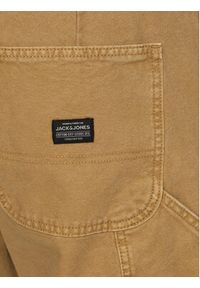 Jack & Jones - Jack&Jones Szorty jeansowe Jjitony 12252814 Brązowy Loose Fit. Kolor: brązowy. Materiał: bawełna