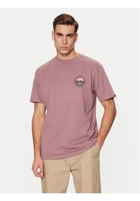 Quiksilver T-Shirt Landscapes EQYZT07917 Fioletowy Regular Fit. Kolor: fioletowy. Materiał: bawełna #1