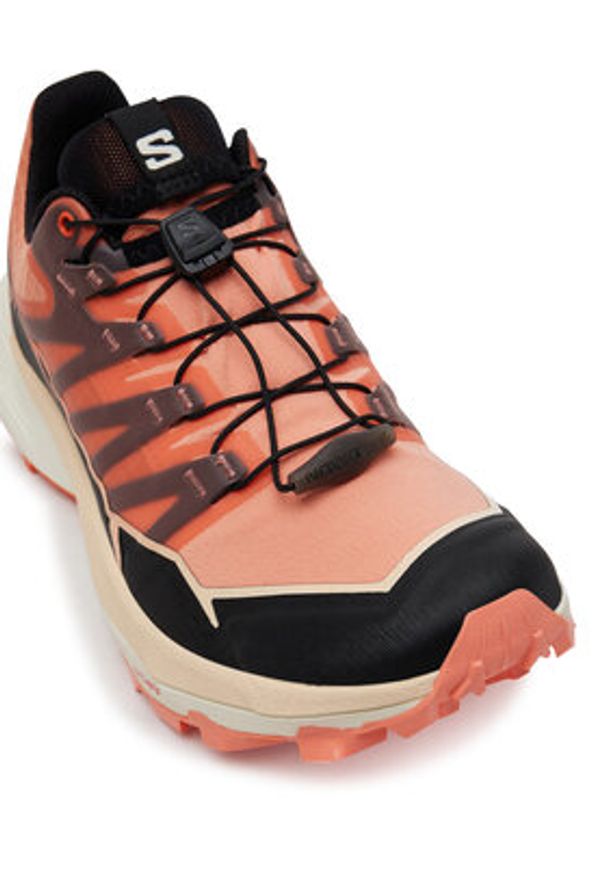 salomon - Salomon Buty do biegania Thundercross L47802800 Pomarańczowy. Kolor: pomarańczowy. Materiał: materiał